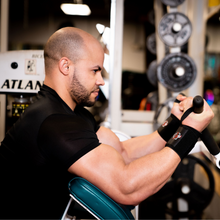 Load image into Gallery viewer, Spartan Sports Fitness Weightlifting Wrist Wraps 18&quot; Professional Quality Wrist Support with Heavy Duty Thumb Loop - Best for Powerlifting Competition, Strength Training, Bodybuilding
