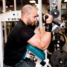 Load image into Gallery viewer, Spartan Sports Fitness Weightlifting Wrist Wraps 18&quot; Professional Quality Wrist Support with Heavy Duty Thumb Loop - Best for Powerlifting Competition, Strength Training, Bodybuilding
