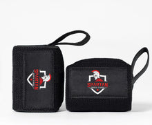 Load image into Gallery viewer, Spartan Sports Fitness Weightlifting Wrist Wraps 18&quot; Professional Quality Wrist Support with Heavy Duty Thumb Loop - Best for Powerlifting Competition, Strength Training, Bodybuilding

